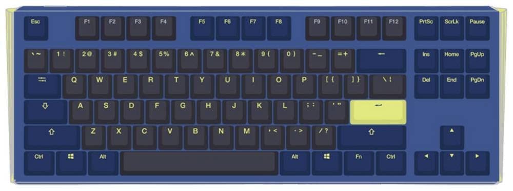 Ducky One 3 Daybreak - Mechanische Gaming Tastatur Deutsches Layout im TKL-Format (80% Keyboard) mit