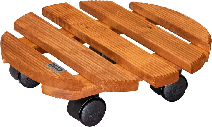 Wagner Pflanzenroller Toscana Ø 38 x 10 5 cm I Blumenroller für Aussenbereich + Innenbereich Ø 30 x