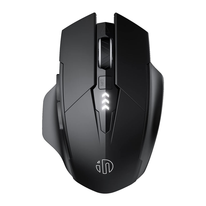 inphic Bluetooth Maus, Multi-Device Silent wiederaufladbare Bluetooth Funkmaus (Tri-Mode: BT 5.0/4.0