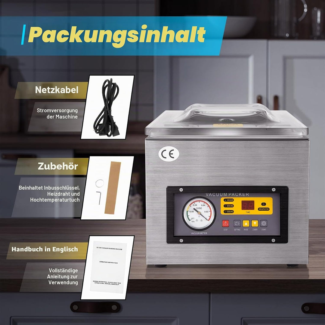 Kammervakuumierer,Vakuumverpackungsmaschine, Tisch-Vakuumverpackungsmaschine,kammer vakuumiergerät,g