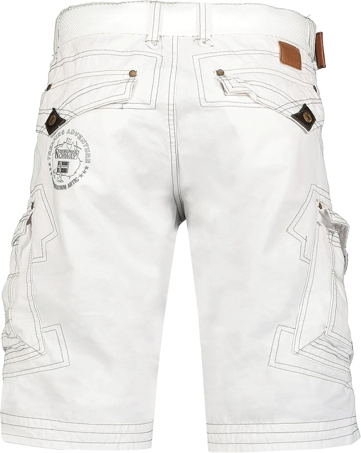 Geographical Norway Panoramique Men - Bermuda Mann Cotton - Shorts Herren Sport Cargo - Shorts Bermu