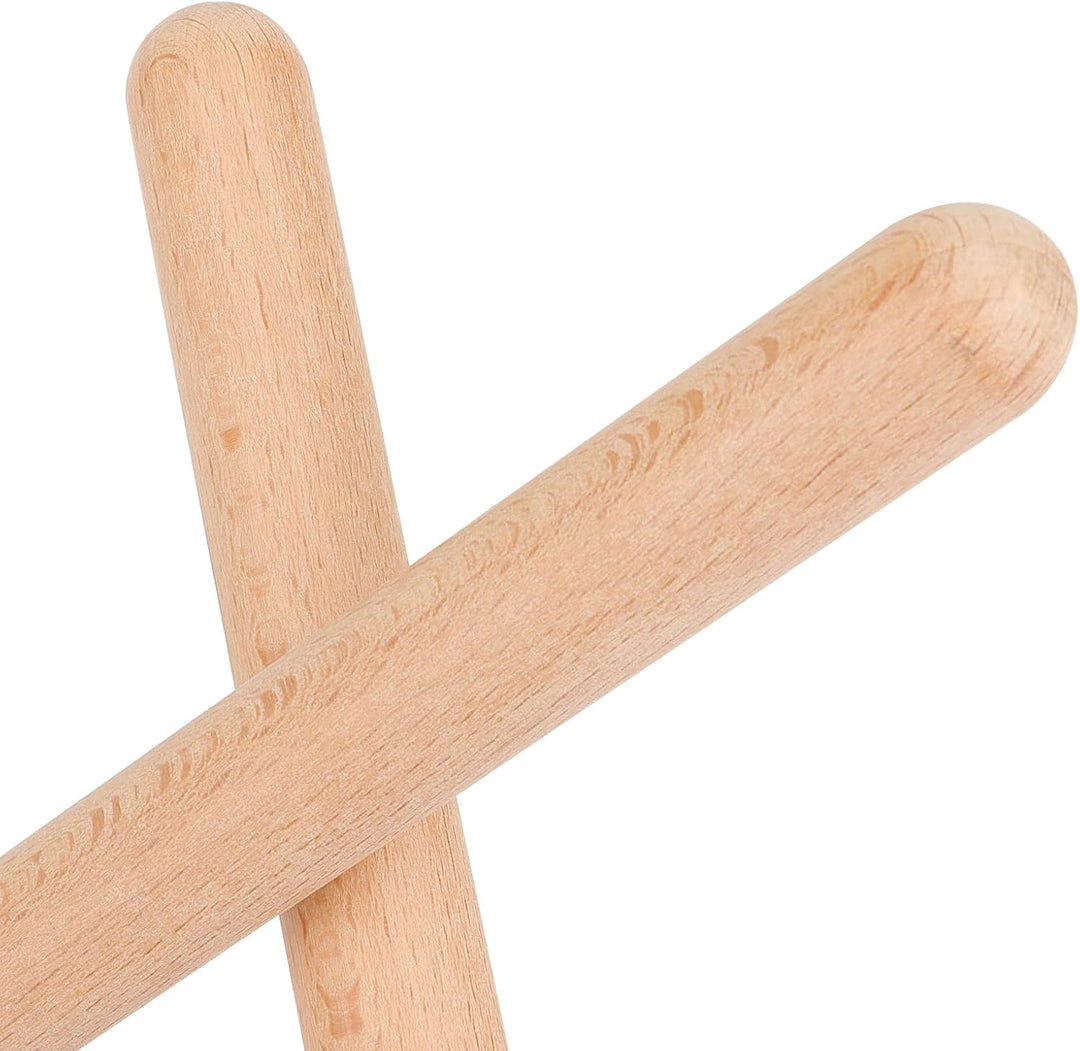 SEUICYNE 40 Stück 20cm Holz Klanghölzer, Rhythmusstöcke Klangholz Instrument Klangstäbe aus Holz Kla