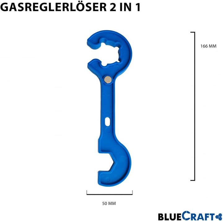 BlueCraft 8 kg Premium BBQ Gasflasche (leer) optimal für Ihren Weber, Broil King, Napoleon Grill - P