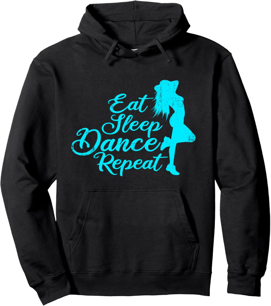 Eat Sleep Dance Repeat Lustiges design für Ballerina Pullover Hoodie