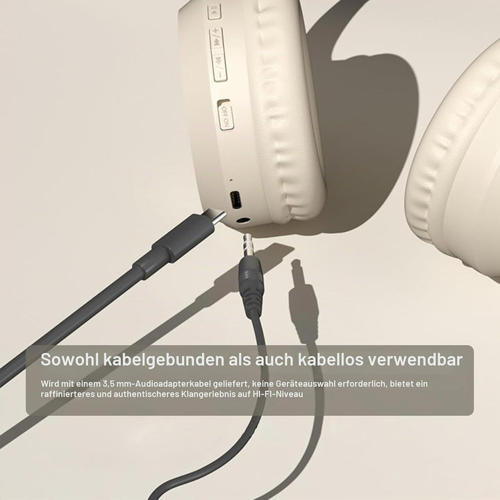 Katzenohr Kopfhörer Kindergeburtstag Geschenke Kind LED Katzenohren Einhorn Bluetooth Kabellose Over