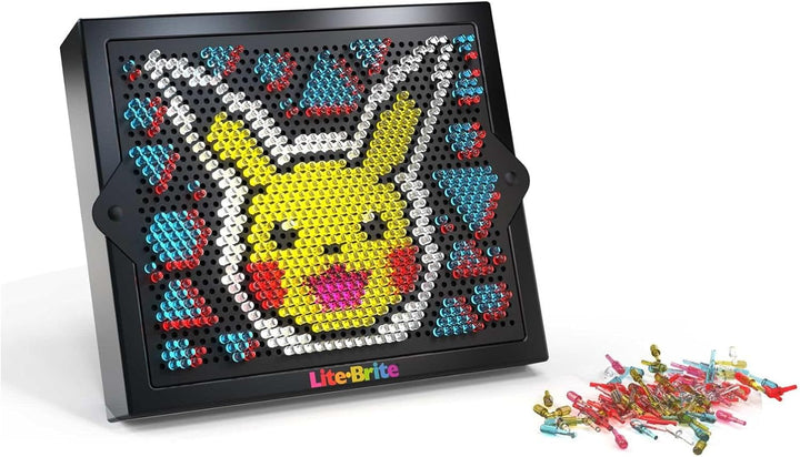 Basic Fun Lite-Brite Pokemon LED-Zeichenbrett mit Farben, beleuchtetes Spielzeug für Kinder