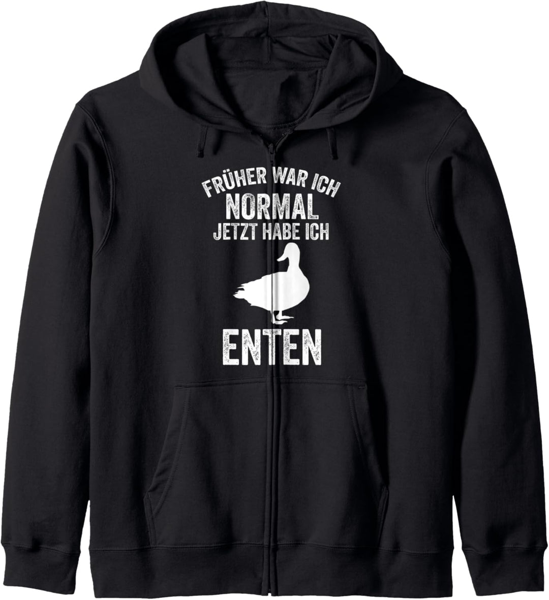 Ente Bauer Entenhalter Entenzucht Lustige Sprüche Kapuzenjacke