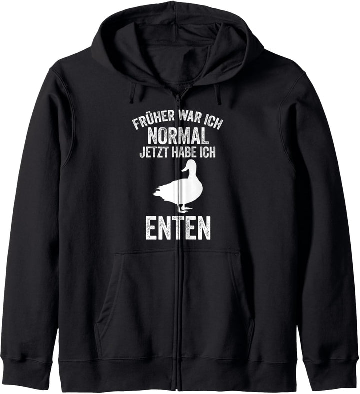 Ente Bauer Entenhalter Entenzucht Lustige Sprüche Kapuzenjacke