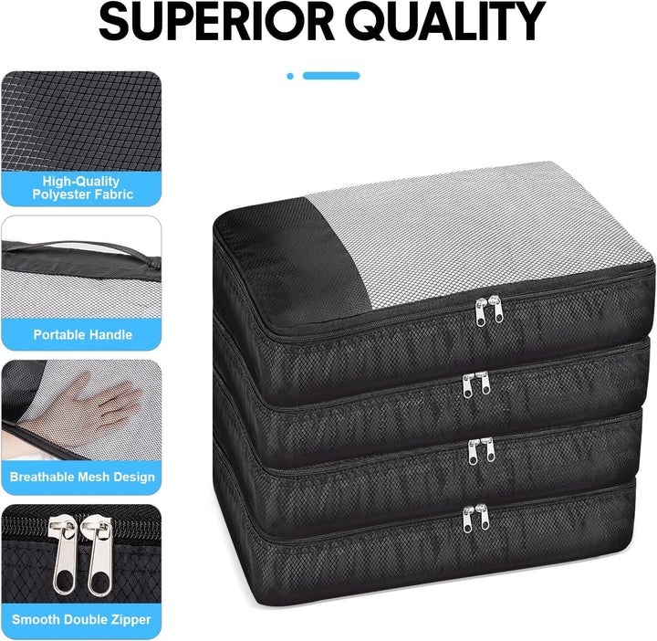 Koffer Organizer Gross Kofferorganizer Kleidertaschen Set Koffer Organizer Set 4 Stück Travel Essent