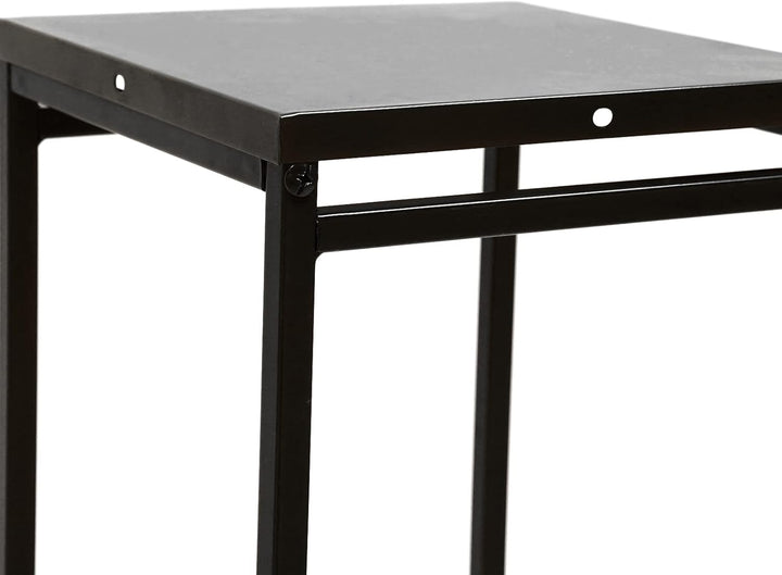 SABUIDDS Metall Blumenständer, Schwarz Pflanzenständer, Moderne Blumentopfständer, Pflanzenregal für
