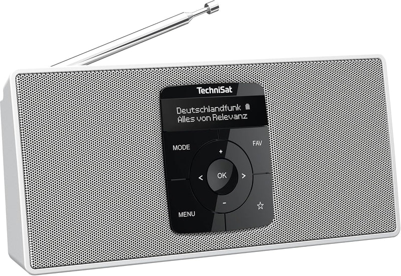 TechniSat DIGITRADIO 2 S - Tragbares DAB Stereo-Radio mit Akku (DAB+, UKW, Bluetooth Audiostreaming,