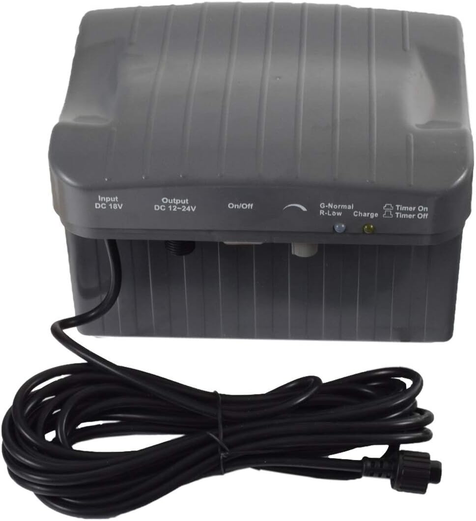 Agora-Tec® Solar Bachlauf - Pumpen - Set mit Akku und LED Licht AT-10W-BLH-V2.0_monokristallin