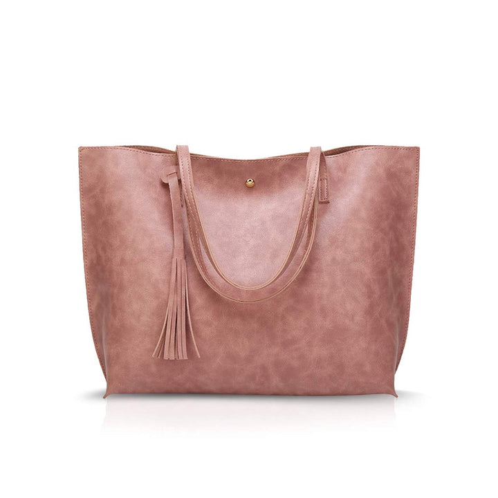 NICOLE&DORIS Damen Tote Tasche Handtasche Schultertasche aus PU-Leder Umhängetaschen Mode grosse Han