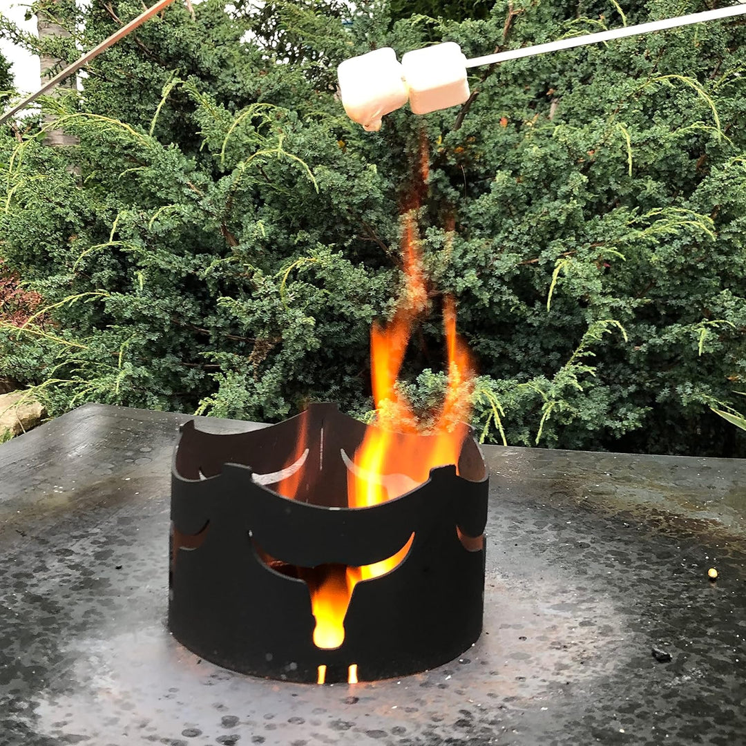 Wok Aufsatz für Feuerplatte Wok Krone Dutch Oven Grilleinsatz Grill #05