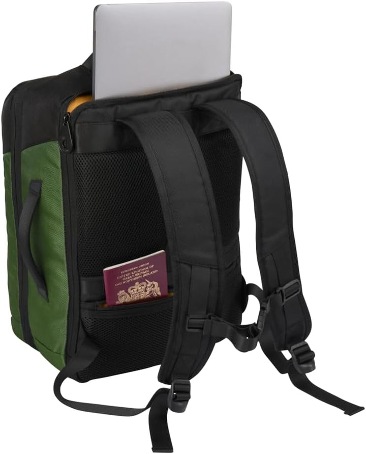 Cabin Max Handgepäck-Rucksack 40x30x20 Ryanair Reiserucksack für Flugzeug 24L Inca Grün, 24L Inca Gr