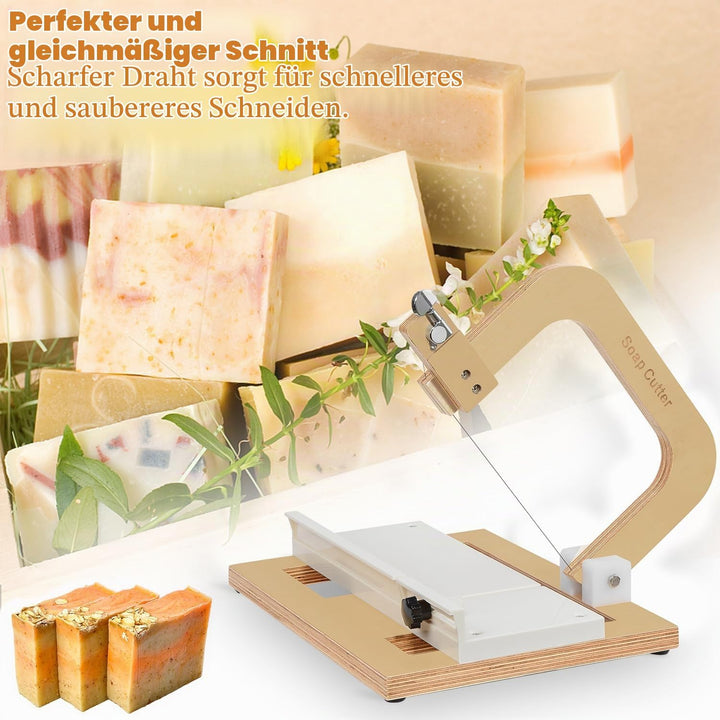 Holzseifenschneider, Drahtseifenschneider Einstellbares Edelstahl-Schneidwerkzeug für handgefertigte