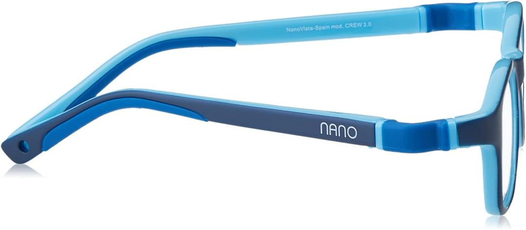 NANOVISTA Unisex Kinder Sonnenbrille 48 Bicolor Marino Mate/Azul, 48 Bicolor Marino Mate/Azul
