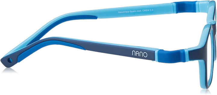 NANOVISTA Unisex Kinder Sonnenbrille 48 Bicolor Marino Mate/Azul, 48 Bicolor Marino Mate/Azul