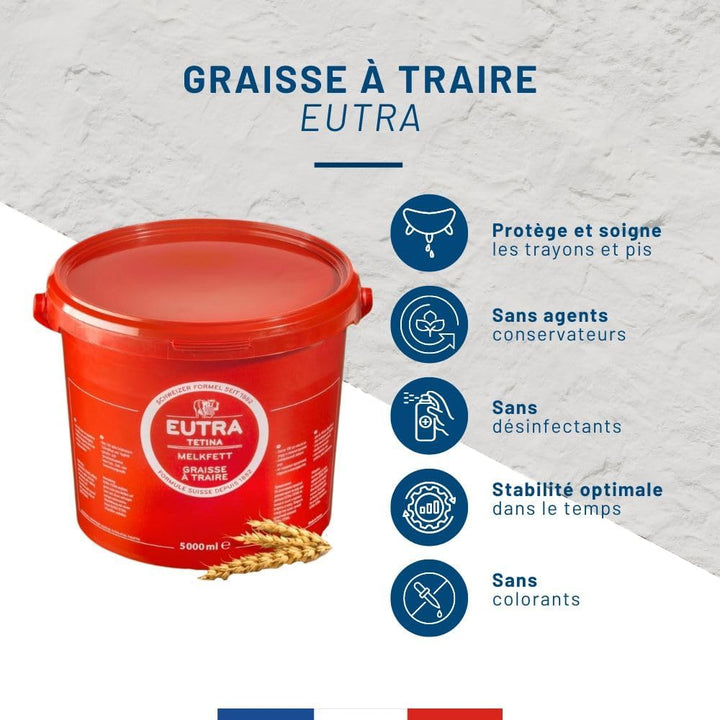 EUTRA 15211 Melkfett - Eimer, 5000 ml, 5000 ml