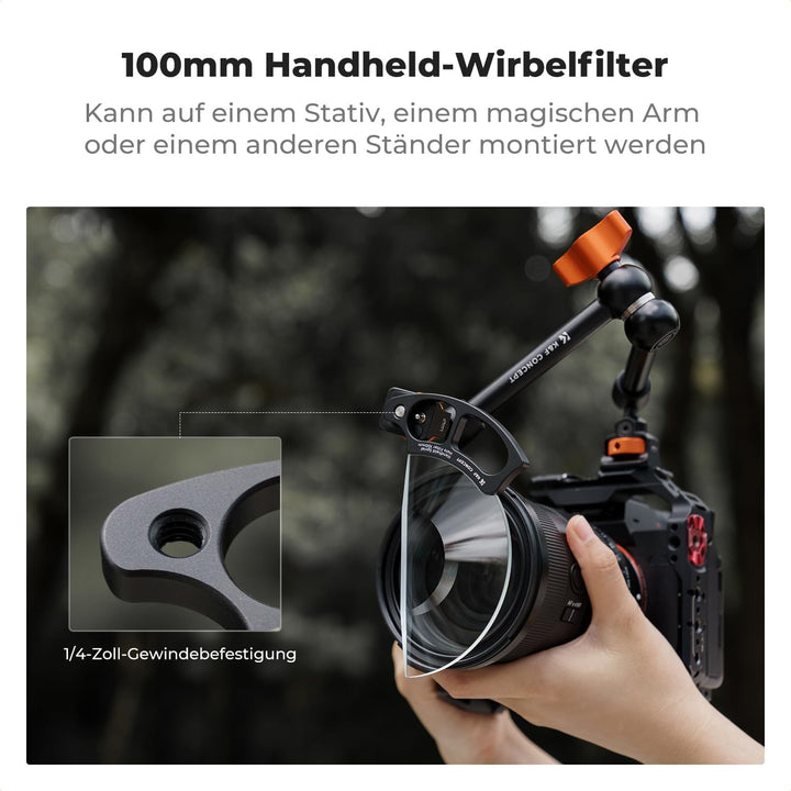K&F Concept B-Serie Filter Handy Wirbelverzerrungen 100mm, Wirbelverzerrungen 100mm