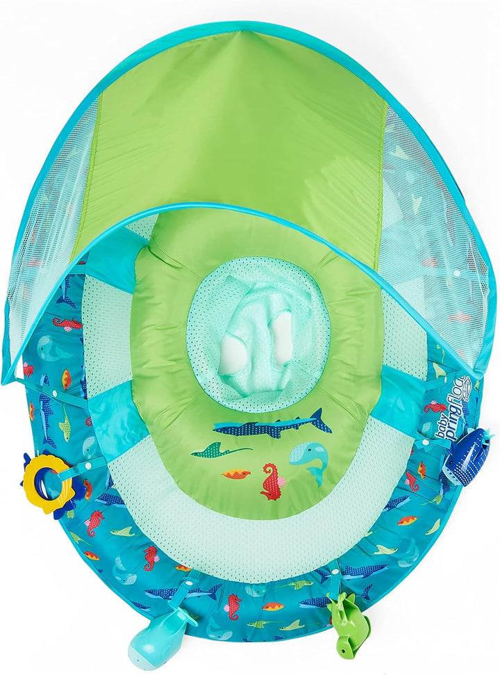 Swimways Sun Canopy Aufblasbarer Infant Spring Float - Splash N Play