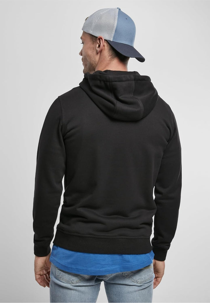 Urban Classics Basic Terry Hoody Männer Kapuzenpullover schwarz Basics, Streetwear S Schwarz, S Schw
