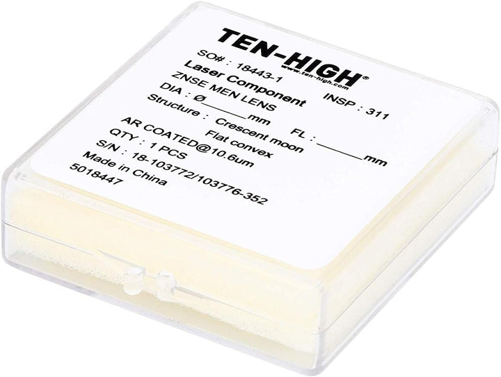 TEN-HIGH Dm. 18 mm Fokus Linse Brennweite Linse für CO2 Laser Gravier- und Schneiden Maschine, FL: 1