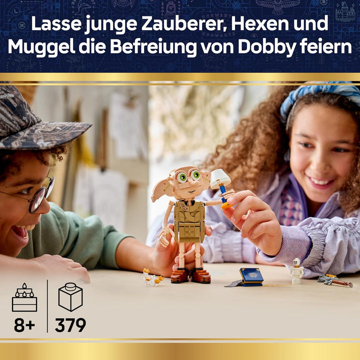 LEGO Harry Potter Dobby, der Freie Elf Spielzeug - Modellbau umbaubar in eine Kreacher Figur - DIY K