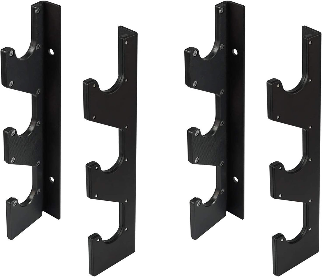 Yes4All Legierter Stahl Horizontale Wandhalterung für Langhanteln mit Schutzschicht aus UHMW-Kunstst