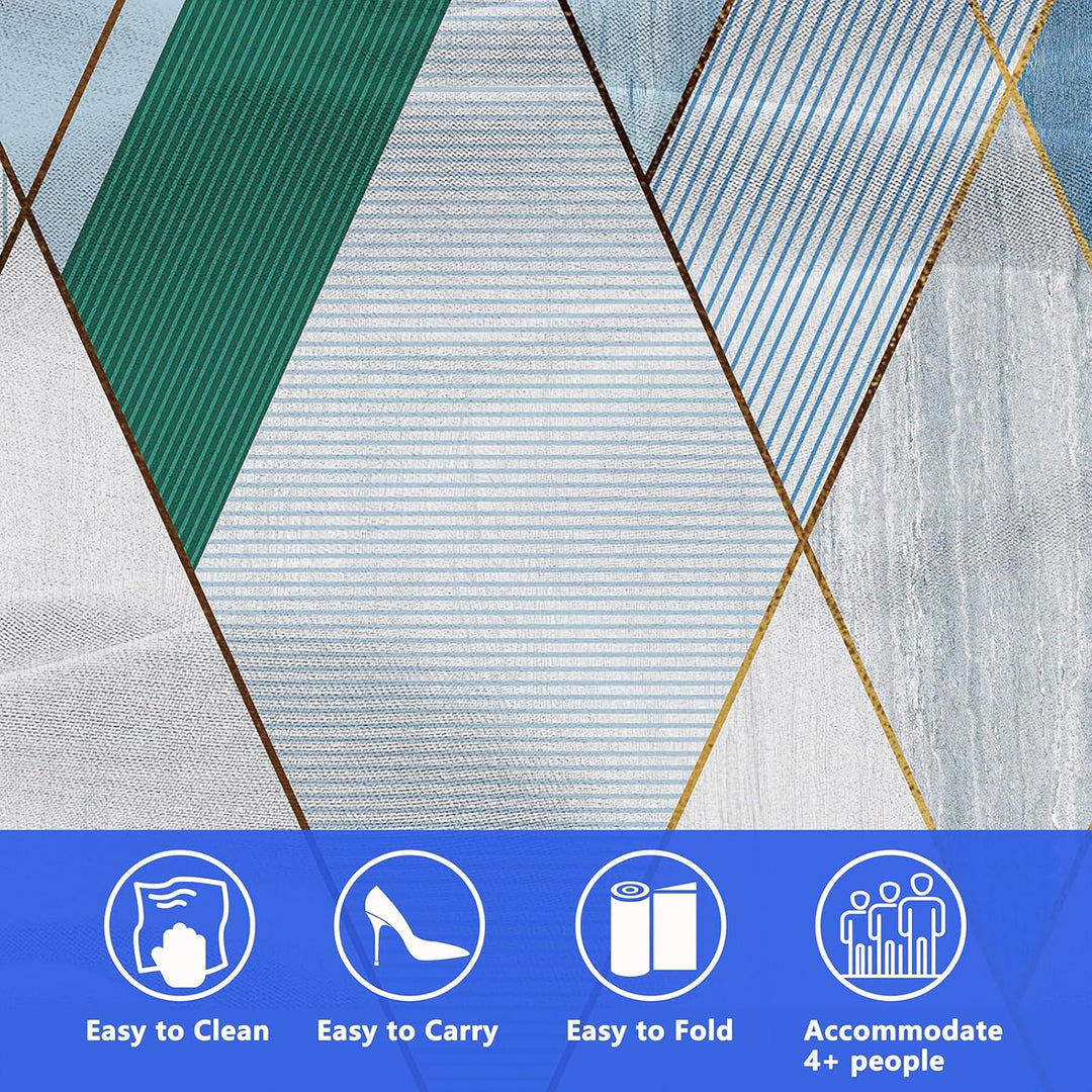 DanCoom Picknickdecke, Faltbare wasserdichte Sandmatte, 150 x 200CM Extra grosse Picknickdecke, Outd