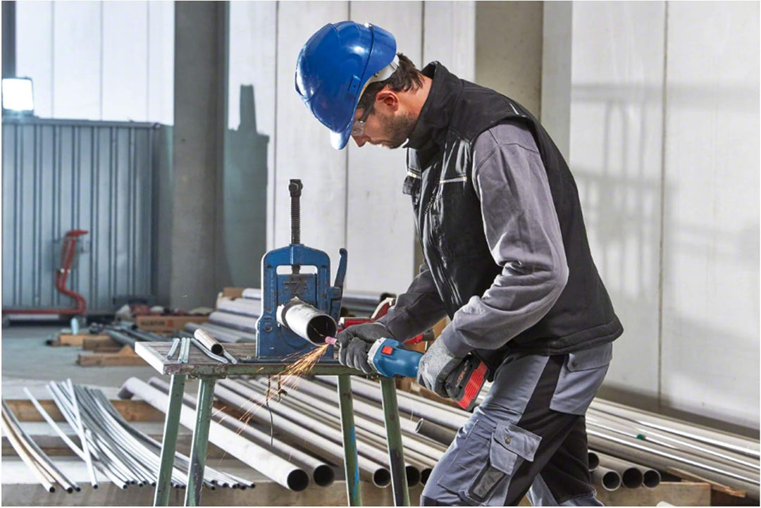 Bosch Professional 18V System Akku Geradschleifer GGS 18V-23 LC (Leerlaufdrehzahl 23.000 min-1, Conn