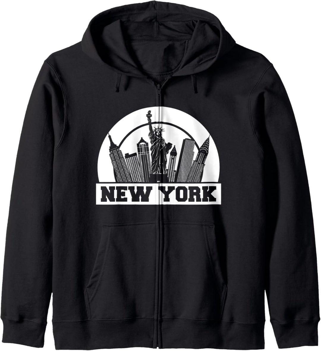 Retro New York City Kapuzenjacke
