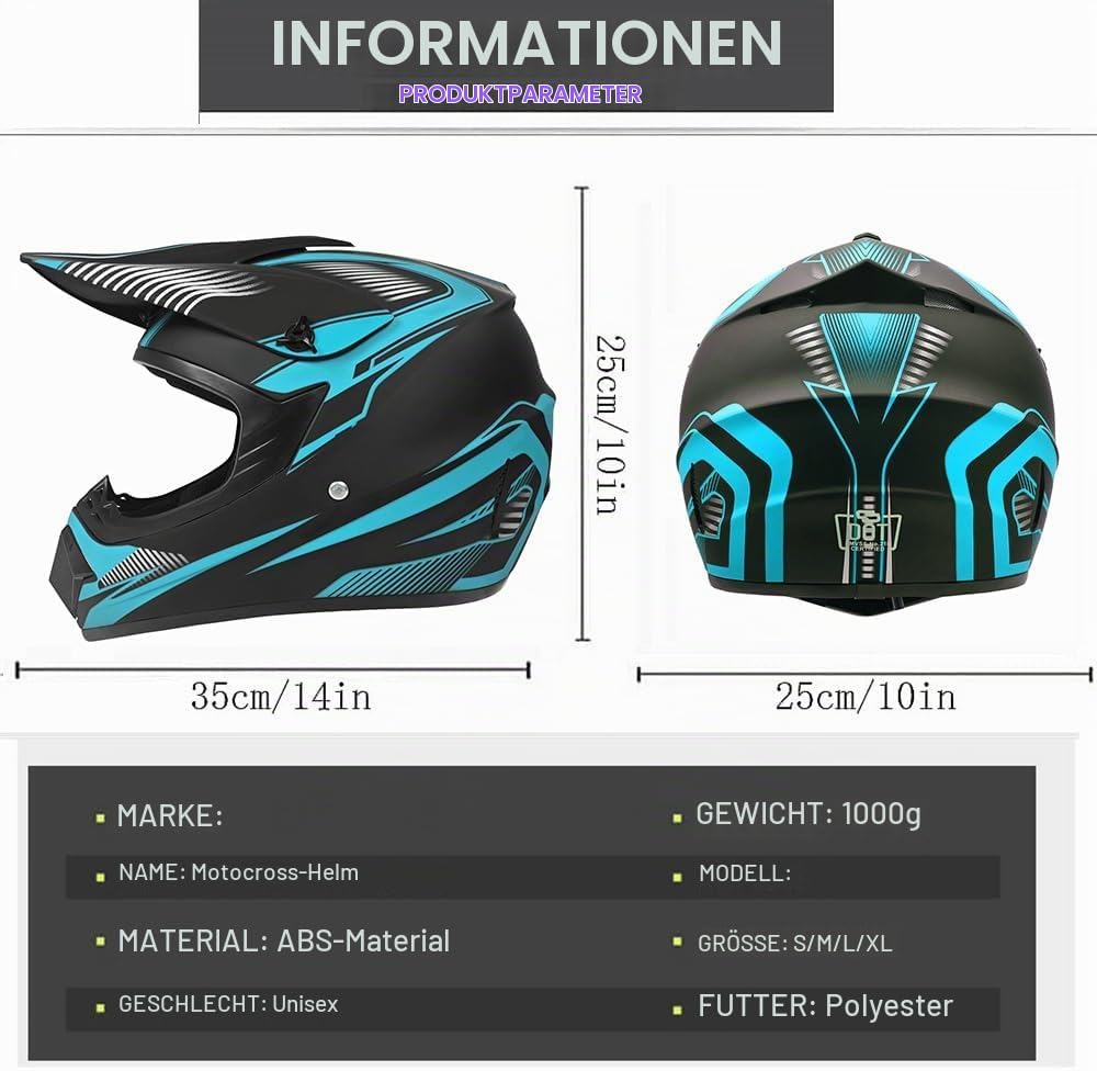 Jugend Motorradhelme,Kinderfahrradreithelm,Junge Und Mädchen, Roller Ski ATV Helm,ECE-Zertifizierung