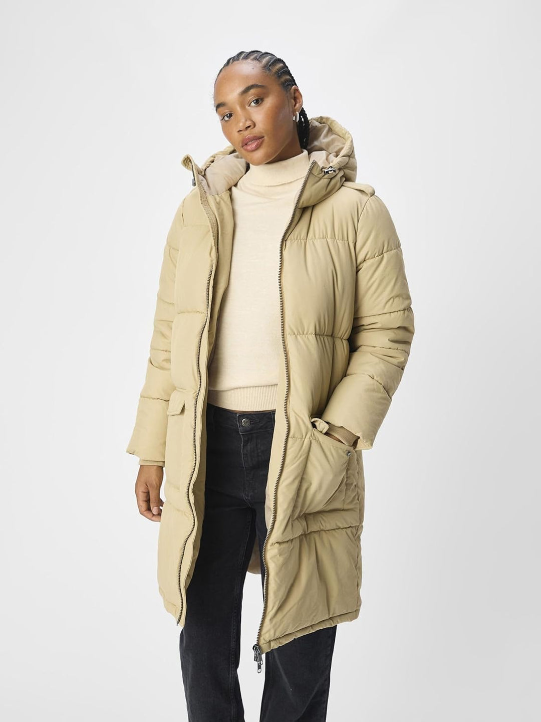 Object Female Steppjacke OBJZHANNA M Incense, M Incense