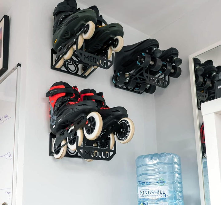 MEOLLO Rollschuhe Wandhalterung (100% Stahl)