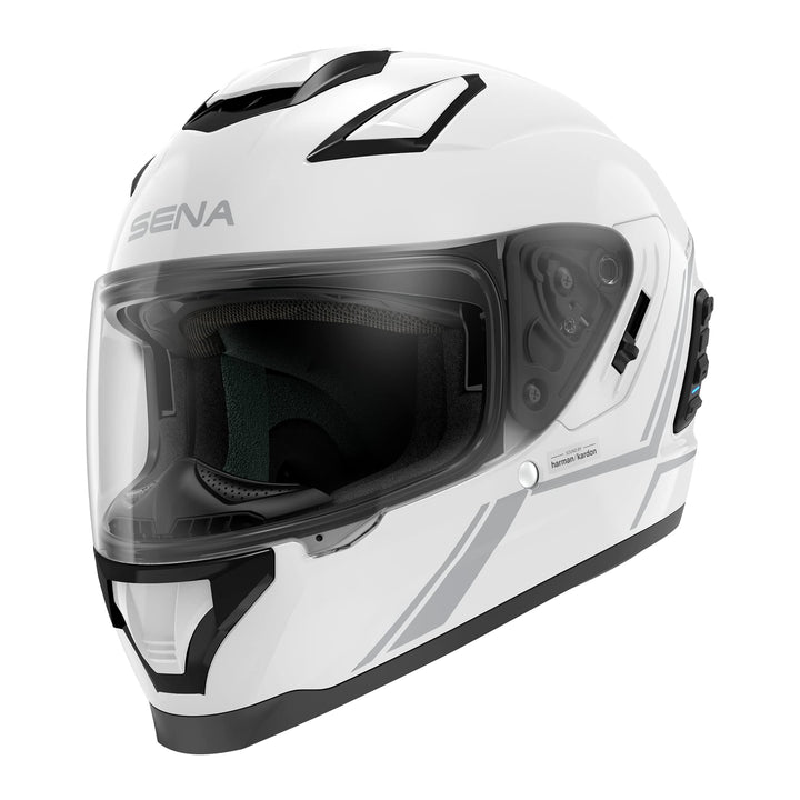 Sena Stryker Bluetooth Integralhelm mit Sound by Harman Kardon und integriertem Mesh Intercom-System
