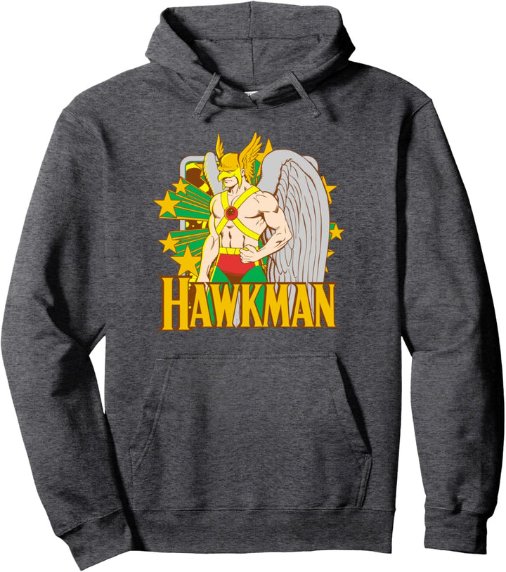 Justice League Hawkman Stars Pullover Hoodie