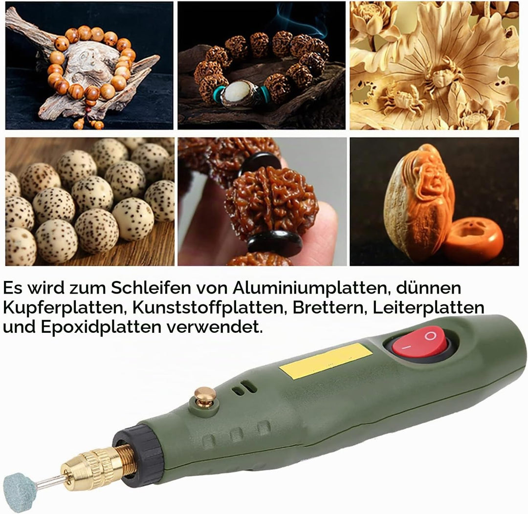 Elektrische Mini Bohrmaschine, Schleifmaschine Mini Schnitzbohrmaschine Engaver Holzschnitzerei Bohr