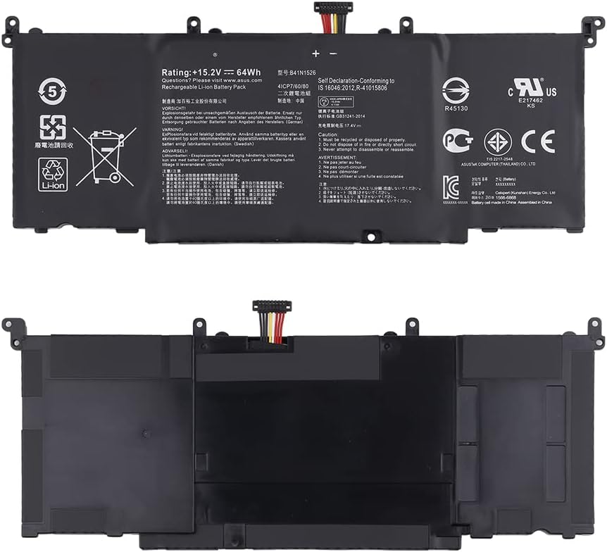 SwarKing Ersatz Akku Kompatibel mit B41N1526 Asus ROG Strix FX60VM FX502VM GL502VT S5 S5V S5VM Serie