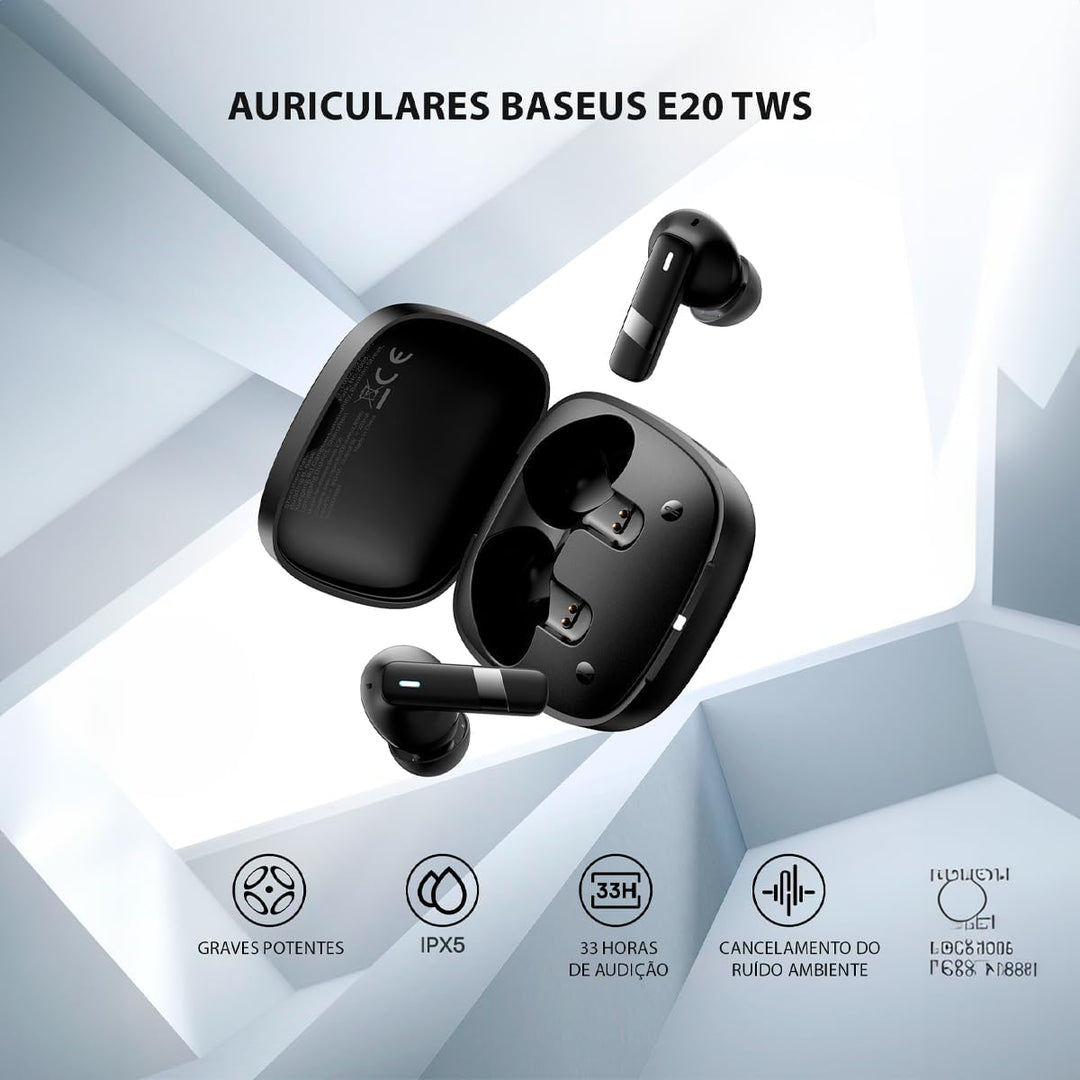 Baseus Bowie E20 Wireless Earphones One Size Original, Original