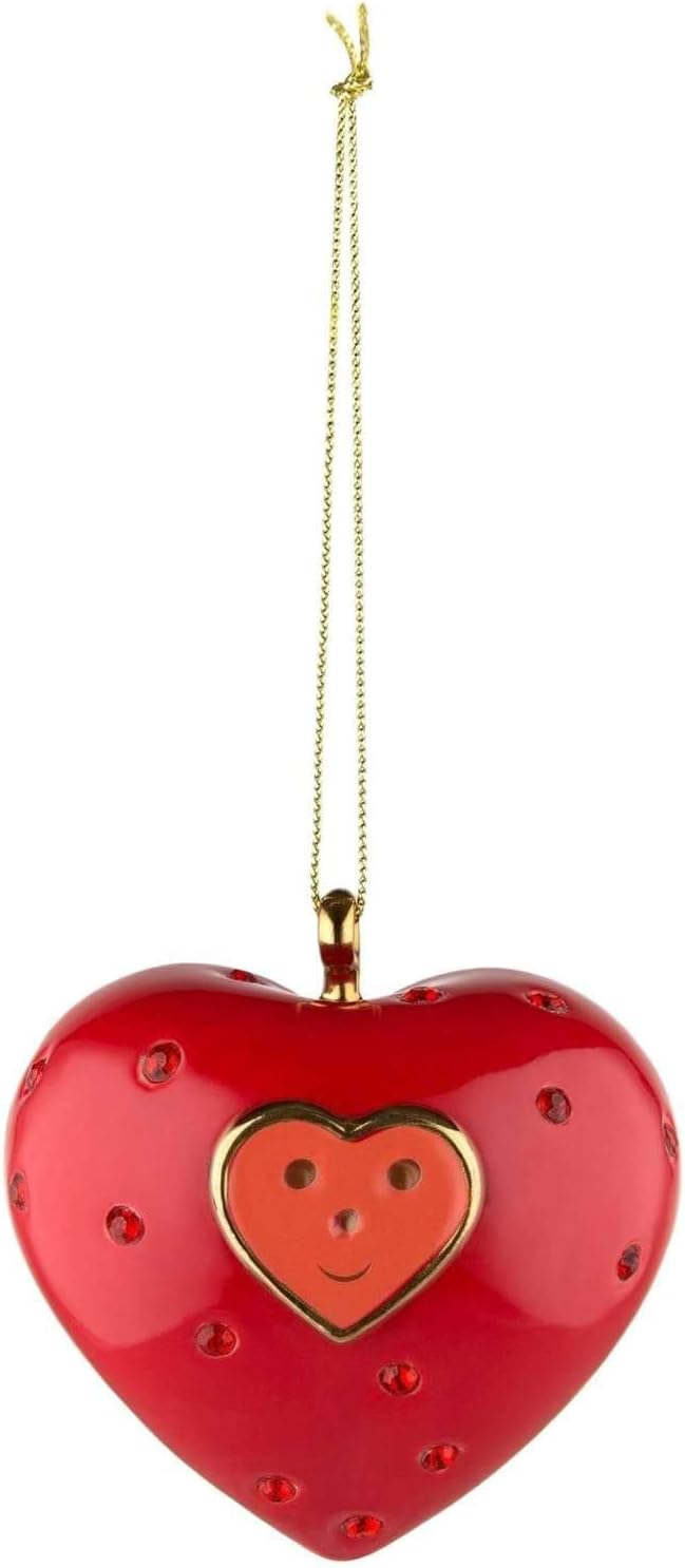 Alessi Cuore e Cuora Dekokugel, Porzellan, Mehrfarben, One Size