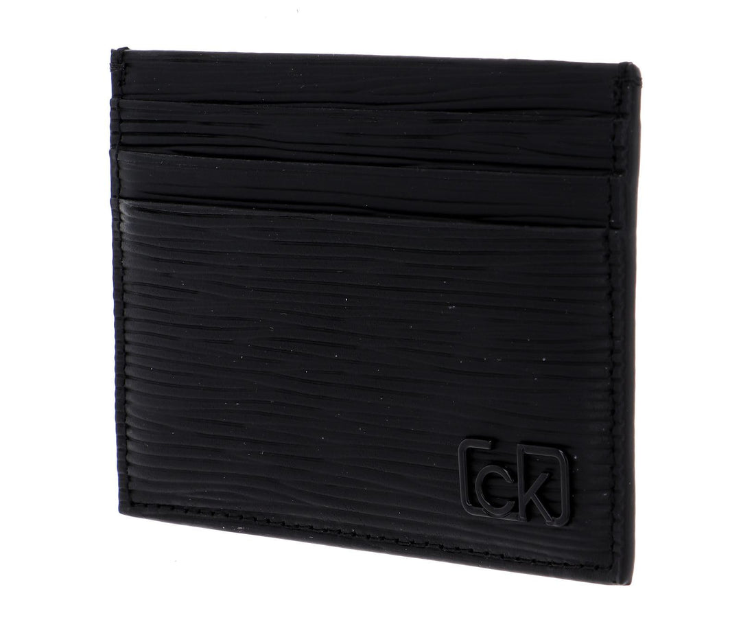 Calvin Klein Herren Ck Signature EP Cardholder Geldbörse Schwarz (Blackwhite Black)