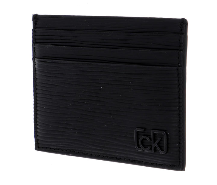 Calvin Klein Herren Ck Signature EP Cardholder Geldbörse Schwarz (Blackwhite Black)