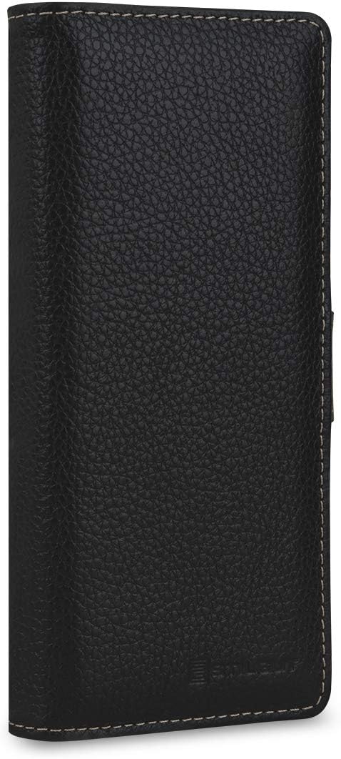 STILGUT Talis kompatibel mit Sony Xperia 5 II Hülle mit Kartenfach aus Leder, Wallet Case, Lederhüll