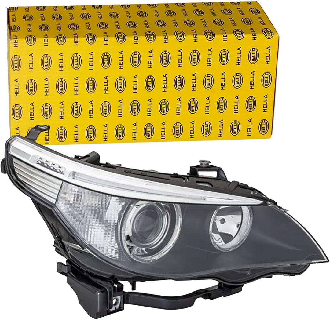 HELLA 1EL 163 080-001 Bi-Xenon/Halogen-Hauptscheinwerfer - rechts - für u.a. BMW 5 (E60) Rechts ohne
