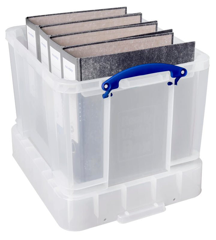 Really Useful Aufbewahrungsbox, 35 Liter, Grösse XL, transparent