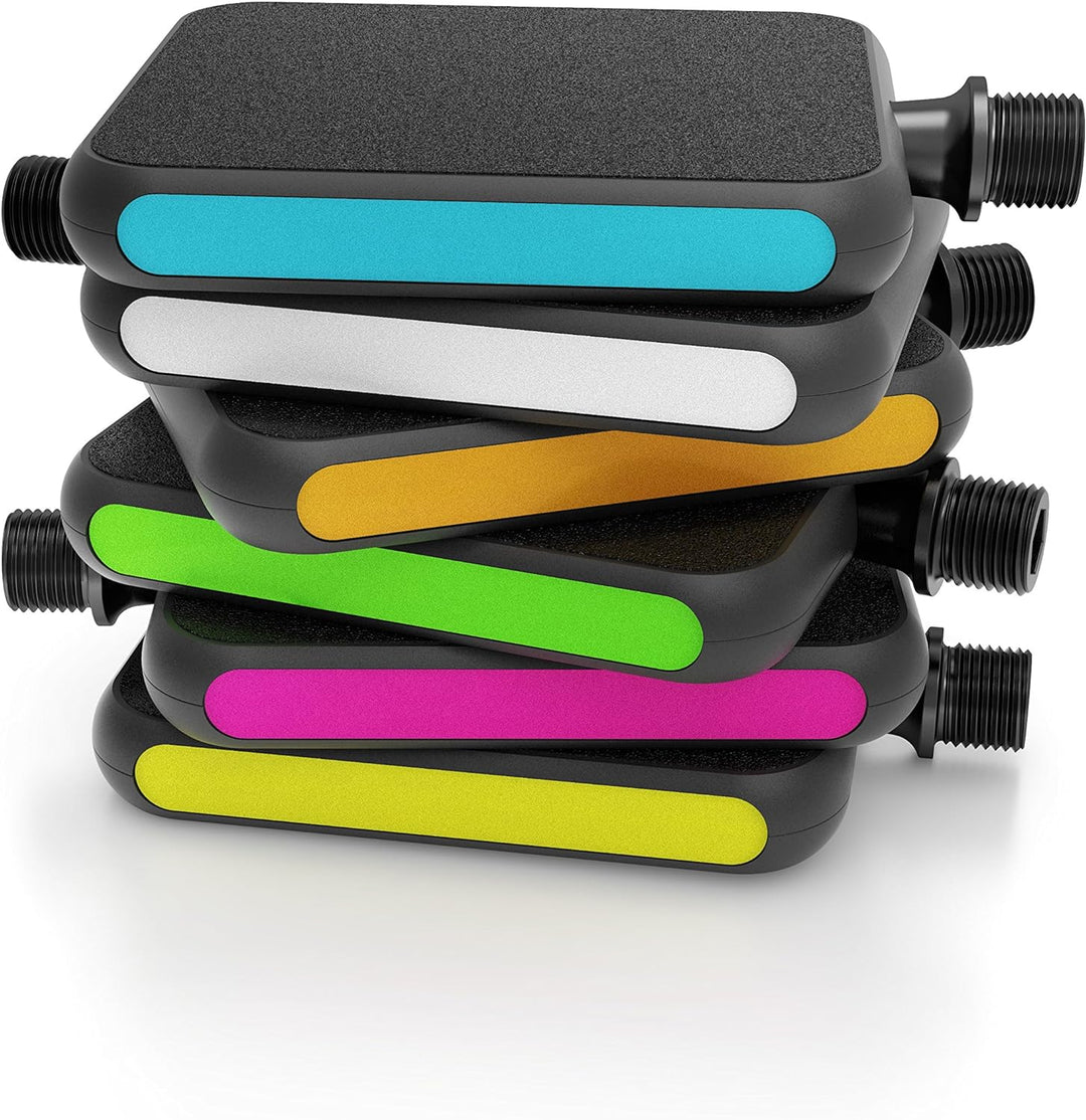 MOTOBICYCLES Plattform Pedale Urban Reflex, City Pedale Mit Verstellbaren Pedal-Breiten, Mit Bunten