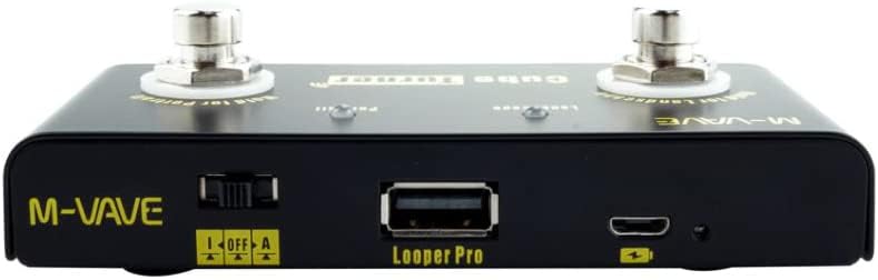 M-Vave Cube Turner - Kabelloses Pedal zum Umblättern von Seiten, kompatibel mit