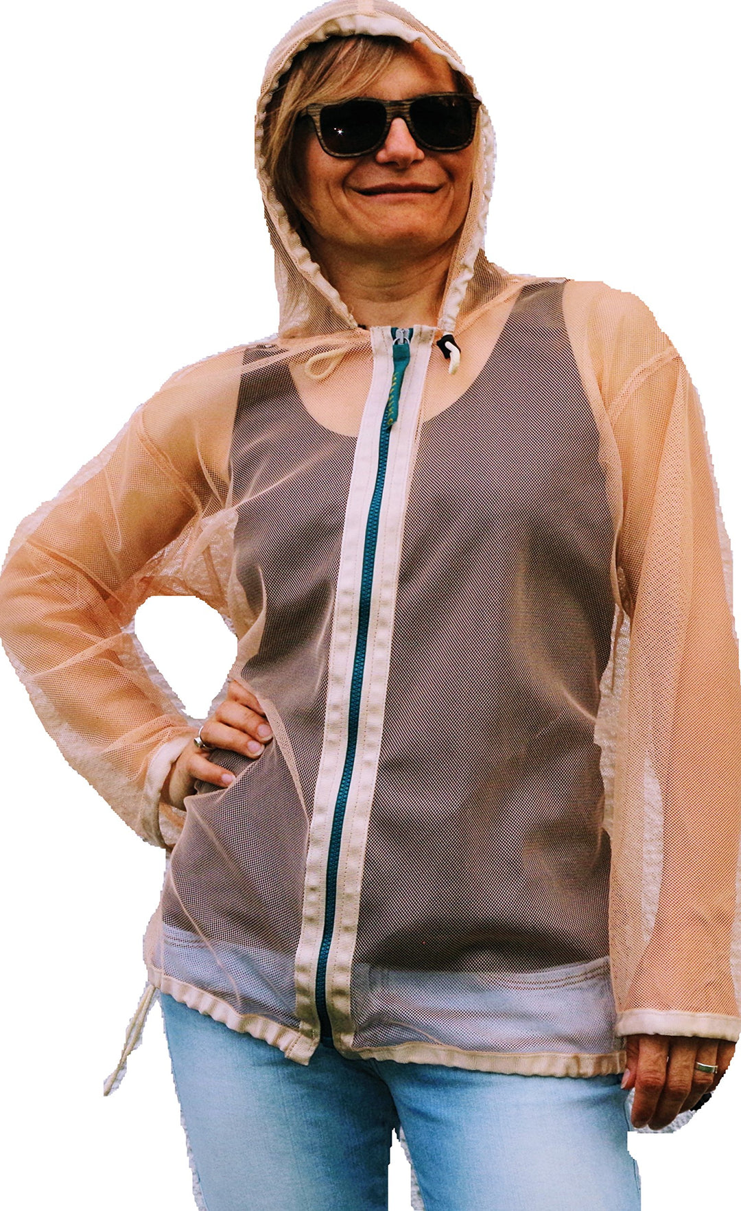 Die Jacke – LLI Moskito-Jacke Beige Beige M Grosse Grössen Tall, Beige M Gro&amp;