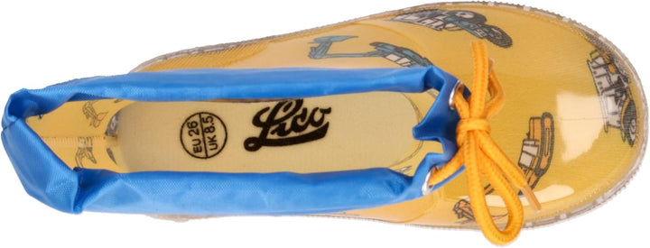 Lico Unisex Kinder Power Blinky Gummistiefel 34 EU Gelb Blau, 34 EU Gelb Blau